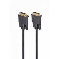 Кабель мультимедійний DVI M to DVI M 3.0m 24+1pin Cablexpert (CC-DVI2-BK-10)