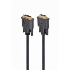 Кабель мультимедійний DVI M to DVI M 3.0m 24+1pin Cablexpert (CC-DVI2-BK-10)