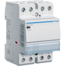 Автоматичний вимикач Hager 40 A 230V 2NO+2NC 3P (B) (ESC442)