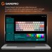 Клавіатура GamePro MK130 V2 Infinity QLAB Sakura Linear RGB USB UA Black (MK130-V2-B-QS)