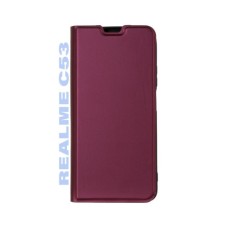 Чохол до мобільного телефона BeCover Exclusive New Style Realme C53 Red Wine (711203)