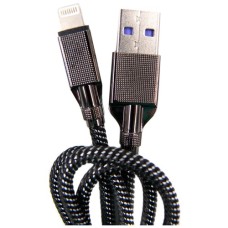 Дата кабель USB 3.0 AM to Lightning 1.0m 4A black Dengos (NTK-L-KPR-USB3-BLACK)