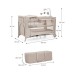 Дитячий манеж Kinderkraft с пеленатором Joy 2 Beige (5902533925162)