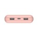 Батарея універсальна Belkin 20000mAh 15W, Dual USB-A, USB-C Rose Gold (BPB012BTRG)