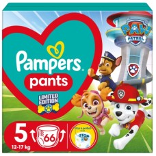 Підгузок Pampers Junior Розмір 5 (12-17кг) Paw Patrol 66 шт (8006540863619)