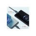 Дата кабель USB 2.0 AM to USB-C 2.0m 7A LED black Essager (EXCT-XYA01-P)