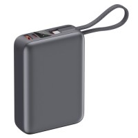 Батарея універсальна Vinga 20000 mAh 45W Display Cable (VPBB2045C)