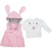 Набір дитячого одягу Tongs з жилетом (4044-80G-pink)