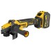 Шліфувальна машина DeWALT 18В XR Li-lon 6Ah, 125 мм, 3000-9000об/хв (DCG409VST1)