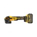 Шліфувальна машина DeWALT 18В XR Li-lon 6Ah, 125 мм, 3000-9000об/хв (DCG409VST1)