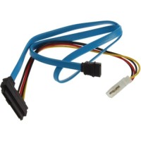 Кабель для передачі даних SATA 7pin (F) to SAS (SFF-8482) 0.7m Value (S0130)