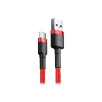 Дата кабель USB 2.0 AM to USB-C 2.0m 2A Red Baseus (CATKLF-C09)