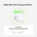 Зарядний пристрій Belkin 2xUSB-C + 1xUSB PD70W PPS GaN white (WCH018HQWH)
