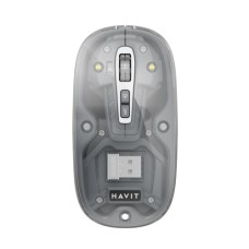 Мишка Havit MS62WB Pro Wireless Transparent Gray (6939119045128)