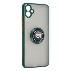 Чохол до мобільного телефона Armorstandart Frosted Matte Ring Samsung A04e (A042) Dark Green (ARM68347)