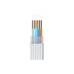 Дата кабель 6in1 inCharge XL 3.0m white Rolling Square (XLL02R)