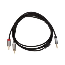 Кабель мультимедійний 3.5mm M to 2xRCA M 1.8m Cabletime (CA914005)