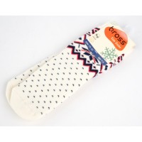 Шкарпетки дитячі Bross махрові новорічні (9901-4-6-beige)