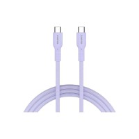 Дата кабель USB-C to USB-C 1.0m OnWire 60CL C-C 60W COLOR Braided 1m Purple Canyon (CND-CCAP60AB10PU)