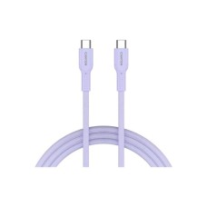 Дата кабель USB-C to USB-C 1.0m OnWire 60CL C-C 60W COLOR Braided 1m Purple Canyon (CND-CCAP60AB10PU)