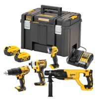 Набір електроіструментів DeWALT 18V XR Li-lon, 2 АКБ, ЗУ, куйс (DCK440P2T)