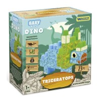 Конструктор Wader Baby Blocks Діно - трицератопс (41494)