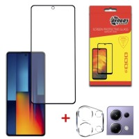 Скло захисне Dengos POCO M6 Pro 4G + camera module glass (DG-TGSCP-06)