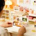 Конструктор Mini House румбокс серії Інтер'єр – Вітальня (світло) (8006)