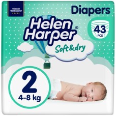 Підгузки Helen Harper Soft&Dry New Mini Розмір 2 (4-8 кг) 43 шт (2316770)