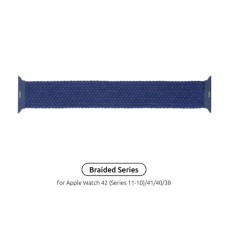 Ремінець до смарт-годинника Armorstandart Braided Solo Loop для Apple Watch 42 (Series 11-10)/41/40/38 Atlantic Blue Size 4 (132 mm) (ARM58067)