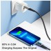 Дата кабель USB-C to Lightning 1.0m 20W Digital Display blue Essager (EXCTL-YD03)