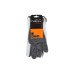 Захисні рукавички Neo Tools козяча шкіра, фіксація зап’ястя, р.10, чорно-білий (97-655-10)