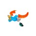 Автотрек Hot Wheels Monster Trucks Монстро-атака акули (JFR08)
