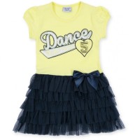 Плаття Breeze з багатошаровою спідницею "Dance" (8754-104G-yellow)