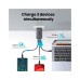 Зарядний пристрій Ugreen 2xUSB-C + 1xUSB 65W GaN gray (10335)