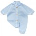 Набір дитячого одягу Прованс Набір для немовлят Блакитний 3 одиниці (плед, чоловічок (4823093427938)