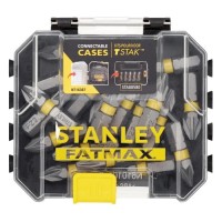 Набір біт Stanley FatMax, Pozidriv, Pz2, L = 25 мм, 20 шт, кейс (STA88568)