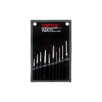Набір інструментів Toptul добійників і кернів, 10шт., чохол (GPAQ1001)