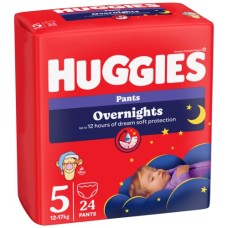 Підгузки Huggies Overnights Pants Трусики 5 12-17 кг 24 шт. (5029053581095)