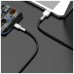 Дата кабель USB 3.1 AM to Type-C 0.25m CAKF 6.0A 66W Cafule Series Metal Data Cable Black Baseus (CAKF000001)