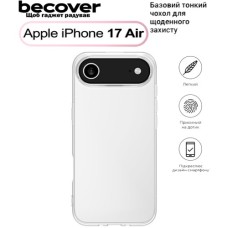 Чохол до мобільного телефона BeCover Apple iPhone 17 Air Transparent (713759)