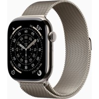Смарт-годинник Apple Watch Series 11 GPS + Cellular 46mm Natural Titanium Case with Natural Milanese Loop - M/L (MFD04RK/A)