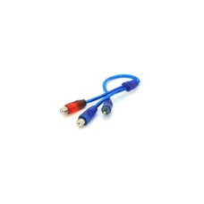 Кабель мультимедійний 1xRCA M to 2xRCA F 0.2m blue Voltronic (YT-RCA(M)/2хRCA(F)-0,2Cu)