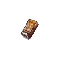 Конектор Merlion RJ45 cat.5e UTP 8P8C Brown 100 шт (RJ45ML-BN / 05356)