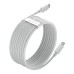 Дата кабель USB 2.0 AM to Lightning 1.5m 20W Simple WisdomKit (2PCS) white Baseus (TZCATLZJ-02)