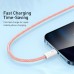 Дата кабель USB 2.0 AM to Lightning 1.0m 2.4A orange Baseus (CALD000407)