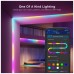 Світлодіодна стрічка Govee RGBIC Basic Wi-Fi + Bluetooth LED Strip Light 5м Білий (H618A3D1)