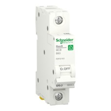Автоматичний вимикач Schneider Electric RESI9 6kA 1P 63A (R9F02163)