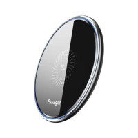 Зарядний пристрій Essager Wireless charger 15W Qi magnetic + cable USB-C 1.0m black (EWXZMX-JMB01)