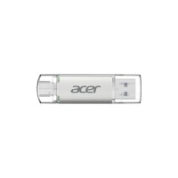 USB флеш накопичувач Acer 64GB UT300 USB-A/Type-C 3.2 Silver (BL.9BWWA.589)